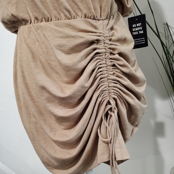 Express Tan Mini Dress Size S NWT - Picture 9 of 14